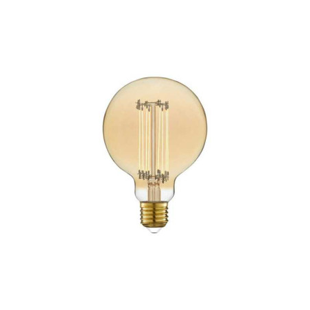  Ampoule décorative led à  filament ambré globe 95 mm E27 5 8 w  - Sanifer Tamatave