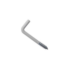  Lot de 4 gonds à visser acier epoxy blanc diamètre 4.5 x l.60 mm  Standers  - Sanifer Tamatave