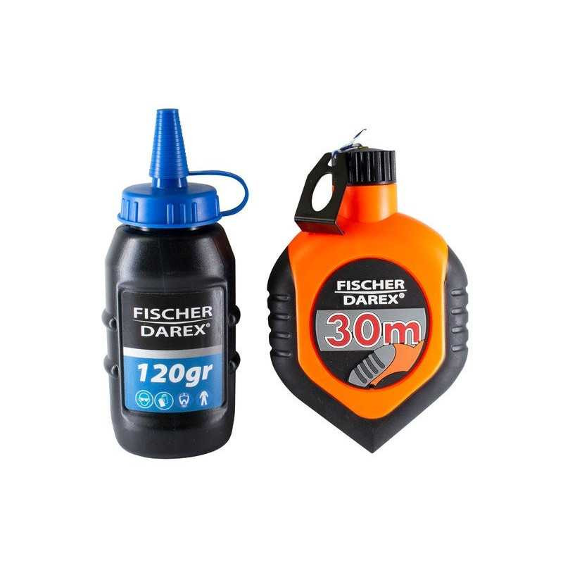  Cordeau 30m et poudre a tracer 120g fischer darex  - Sanifer Tamatave
