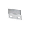  Lot de 10 profils pour suspension de meuble acier zingué l.45 mm Hettich  - Sanifer Tamatave