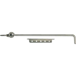  Crochet crémaillère inox brossé h 25 x l 300 x p 20 mm  - Sanifer Tamatave