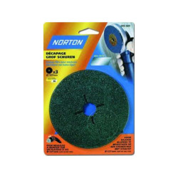  Disque fibre zir diametre 127 grain 36 lot de 3 pour meuleuse  - Sanifer Tamatave