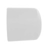  Lot de 2 embouts bouchon  blanc satiné diamètre 35 mm Inspire  - Sanifer Tamatave