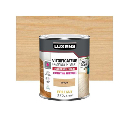  Vitrificateur parquet passages intenses luxens incolore brillant 0 75 l  - Sanifer Tamatave