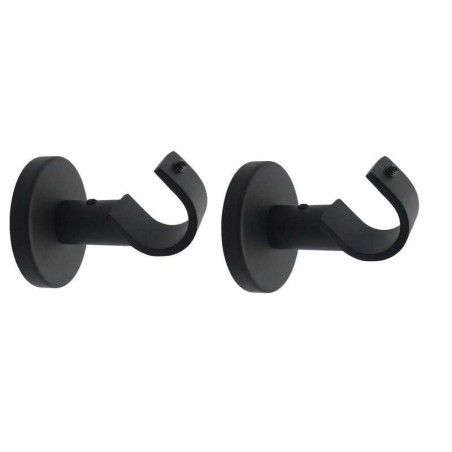 Lot de 2 supports avec perçage 20 mm noir mat  Inspire  - Sanifer Tamatave