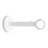  Lot de 2 supports extensibles tringle à rideau design 20 mm blanc mat  Inspire  - Sanifer Tamatave
