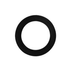  Lot de 10 anneaux de tringle à rideau charme 28 mm plastique noir mat  - Sanifer Tamatave
