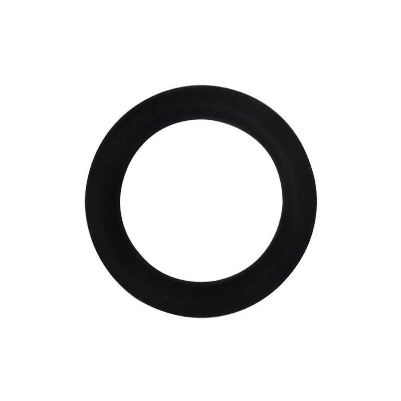  Lot de 10 anneaux de tringle à rideau charme 28 mm plastique noir mat  - Sanifer Tamatave