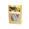  Lot de 20 vis acier tête 6 pans  diamètre 8 mm x l 80 mm  - Sanifer Tamatave