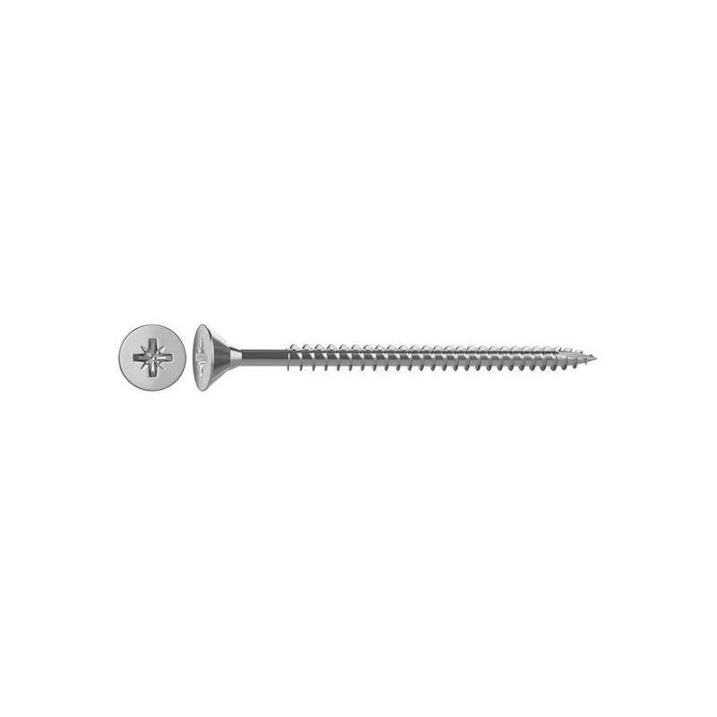  Lot de 50 vis acier tête fraisée  diamètre 6 mm x l.60 mm Standers  - Sanifer Tamatave