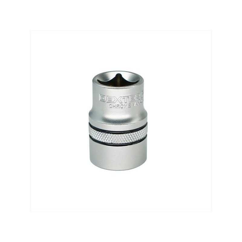  Douille 12 pans 1-2 en chrome vanadium pro diamètre  18 mm Dexter  - Sanifer Tamatave