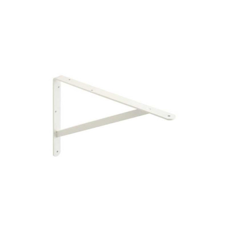  Equerre dolmen en acier peint p 26 8 x h 40 cm blanc  - Sanifer Tamatave
