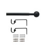 Kit de tringle a rideau Ball Diam.13/16  mm Noir fonce 120-210 cm INSPIRE - Sanifer Tamatave