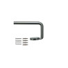 Kit de tringle à  rideau sombrio diamètre 16-19 mm acier mat 120-210 cm INSPIRE - Sanifer Tamatave
