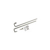 Kit de tringle à  rideau sombrio diamètre 16-19 mm acier mat 200-360 cm  - Sanifer Tamatave