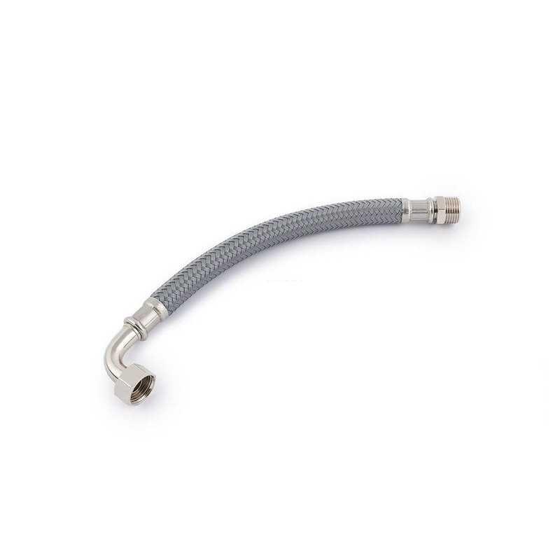  Flexible d'alimentation 100 cm coude mâle-femelle 15 x 21 polyéthylène ondulé 10 ans  - Sanifer Tamatave