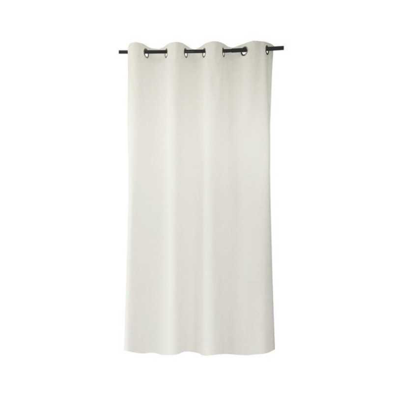  Rideau tamisant sunny coton crème 140x280 cm INSPIRE - Sanifer Tamatave