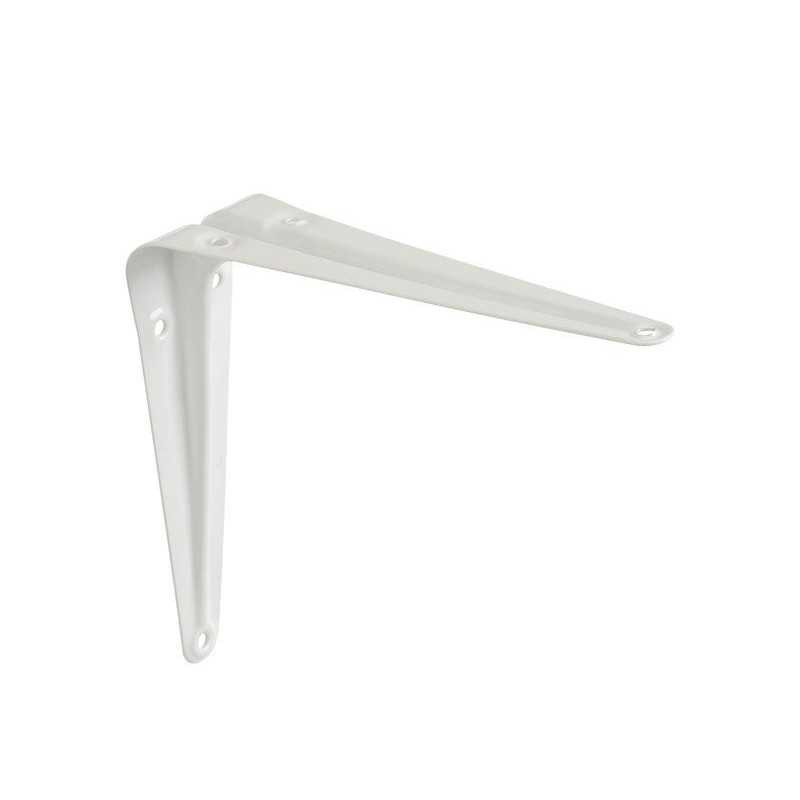 Equerre normo en acier peint p 12 5 x h 15 cm blanc  - Sanifer Tamatave