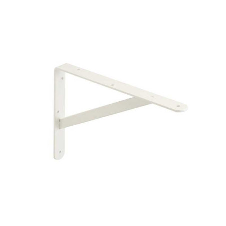  Equerre dolmen en acier peint p 20 x h 30 cm blanc  - Sanifer Tamatave
