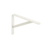  Equerre dolmen en acier peint p 20 x h 30 cm blanc  - Sanifer Tamatave