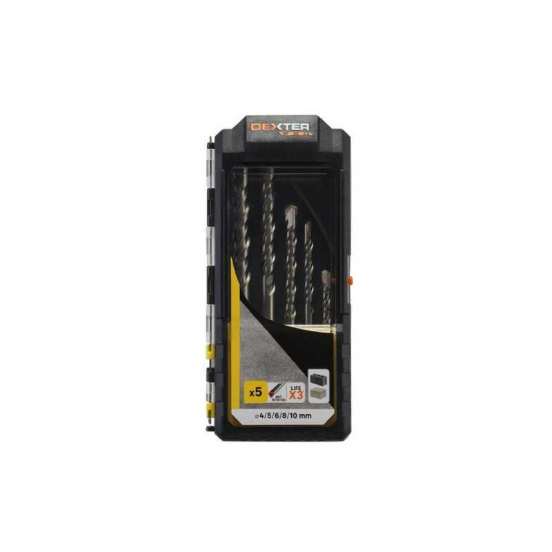  Coffret de 5 forets béton pro Dexter DEXTER PRO - Sanifer Tamatave