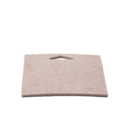  Plaque feutre+adhésifmarron 100x100mm STANDERS - Sanifer Tamatave
