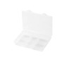  Organiseur plastique transparent taille s l 20 x h 3 5 x p 16 cm  - Sanifer Tamatave