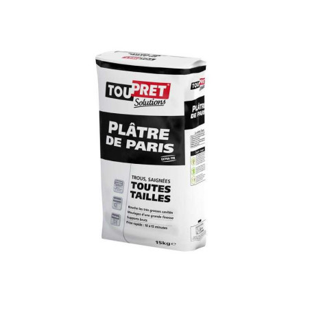 Plâtre Toupret De Paris 15 Kg En Poudre, Pour Mur / Plafond Intérieur TOUPRET - Sanifer Tamatave