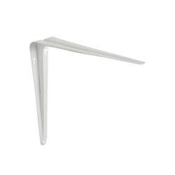  Equerre en acier peint Normo, H.25 x P.20 cm blanc  - Sanifer Tamatave