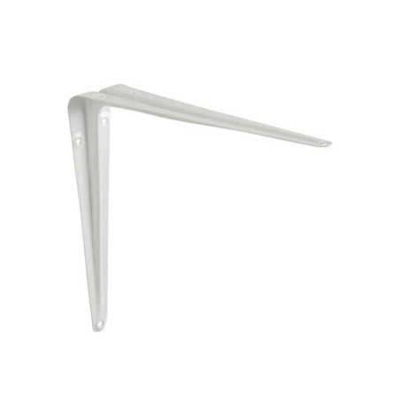  Equerre en acier peint Normo, H.25 x P.20 cm blanc  - Sanifer Tamatave