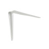  Equerre en acier peint Normo, H.25 x P.20 cm blanc  - Sanifer Tamatave
