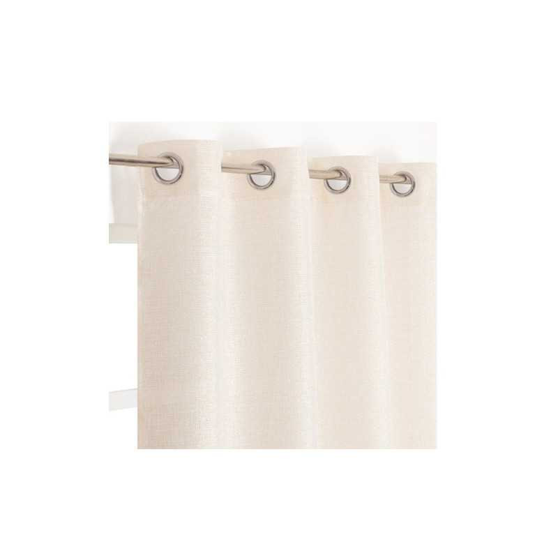  Rideau tamisant dario 140x260cm ecru or INSPIRE - Sanifer Tamatave