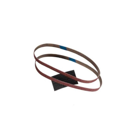  Lot de 2 bandes abrasives 13 x 454 mm grains 120 DEXTER - Sanifer Tamatave
