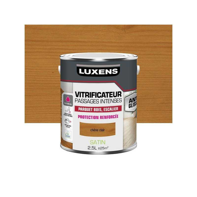  Vitrificateur parquet passages intenses luxens 2 5 l chêne clair satiné LUXENS - Sanifer Tamatave