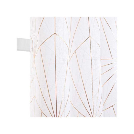 Voilage arda blanc doré 140 x 260 cm INSPIRE - Sanifer Tamatave