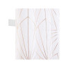 Voilage arda blanc doré 140 x 260 cm INSPIRE - Sanifer Tamatave