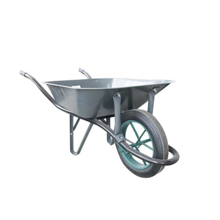  Brouette avec roue pleine galva 100l-200kg  - Sanifer Tamatave