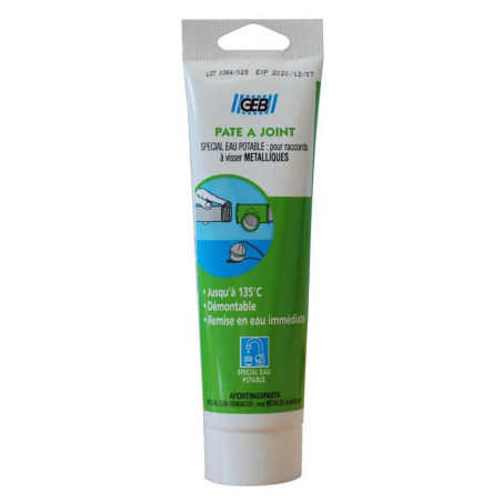  Pâte à joint eau potable tube 125 ml  - Sanifer Tamatave