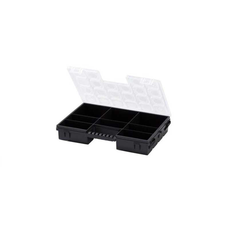  Organiseur polypropylène noir transparent taille m  l 28 4 x h 5 x p 19 2 cm Dexter DEXTER - Sanifer Tamatave
