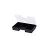  Organiseur polypropylène noir transparent taille m  l 28 4 x h 5 x p 19 2 cm Dexter DEXTER - Sanifer Tamatave