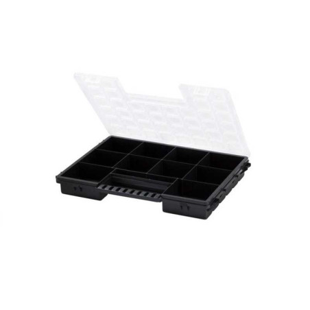  Organiseur polypropylène noir transparent taille l  l 38 5 x h 5 x p 28 3 cm Dexter DEXTER - Sanifer Tamatave