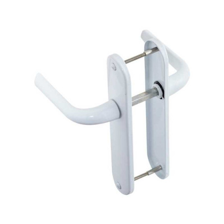  2 poignées de porte etoile sans trou  aluminium entraxe 165 mm INSPIRE - Sanifer Tamatave