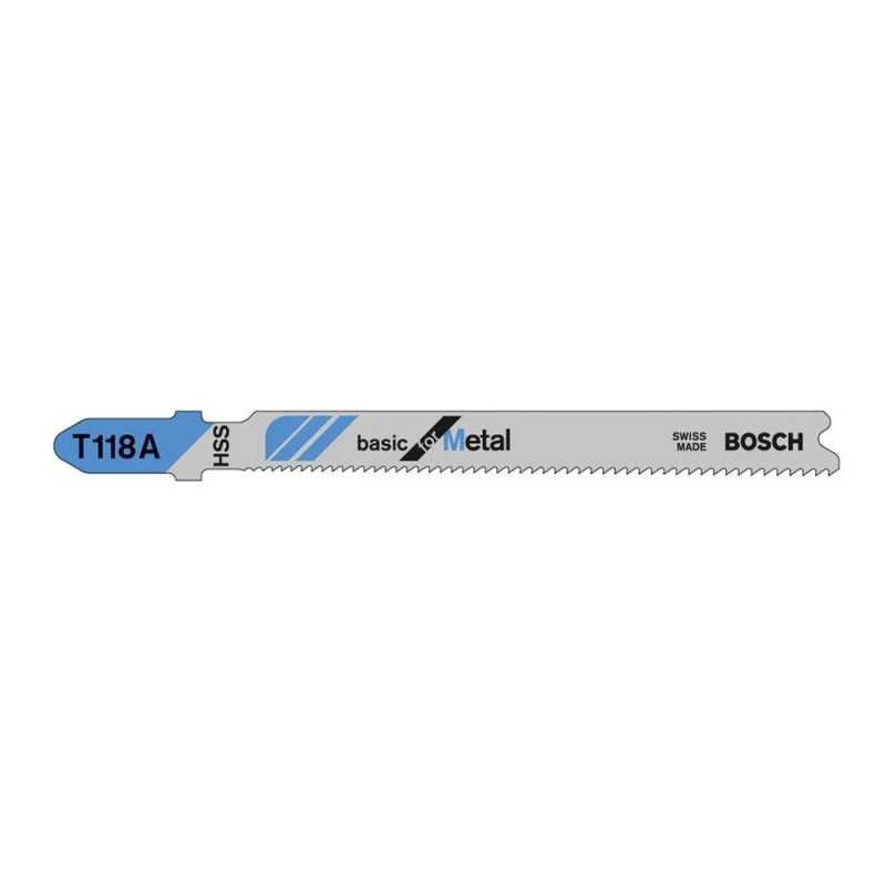  Lot de 2 lames coupe rapide et grossière bosch t118a pour métal moyen BOSCH - Sanifer Tamatave