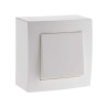 Interrupteur va-et-vient complet saillie presto  10 a blanc  - Sanifer Tamatave