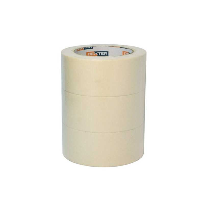  Lot de 3 rubans de masquage surfaces lisses l 48 mm x l 50 m DEXTER - Sanifer Tamatave