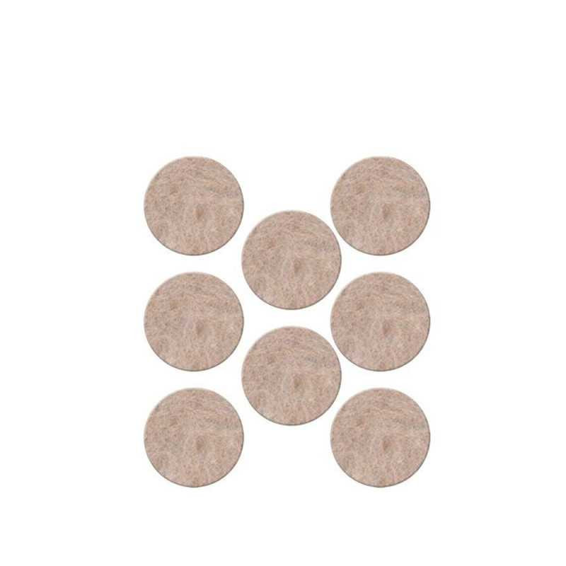  Lot de 8 patins feutre en laine adhésif diamètre  25 mm beige SCOTCH - Sanifer Tamatave