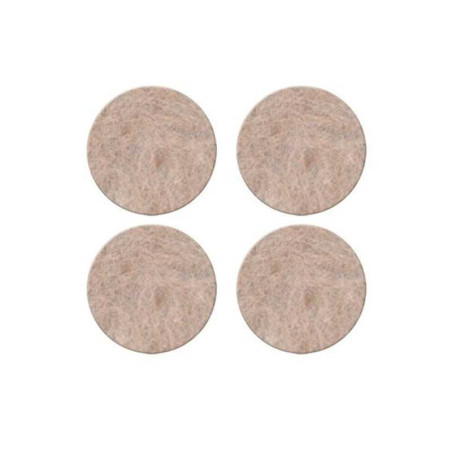  Lot de 4 patins feutre en laine adhésif diamètre  35 mm beige SCOTCH - Sanifer Tamatave