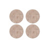  Lot de 4 patins feutre en laine adhésif diamètre  35 mm beige SCOTCH - Sanifer Tamatave