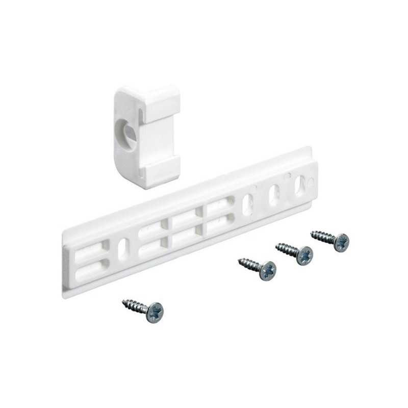  Glissière pour porte de réfrigerateur encastrable en plastique blanc HETTICH - Sanifer Tamatave