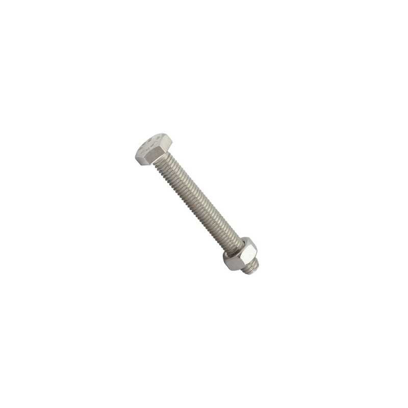  Paquet de 4 boulons inox tête 6 pans hexagonal l 60 mm STANDERS - Sanifer Tamatave